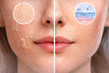 száraz és vízhiányos bőr