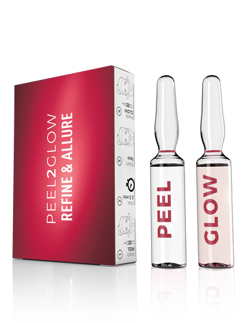 P2G Peel Enzimatikus + Glow Finomítás és Allure Kit 2 Amp