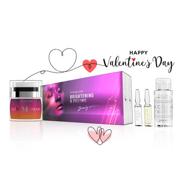 P2G - Ultra M Cream + Skin Bloom 20 Ampule + Free Micellar Water